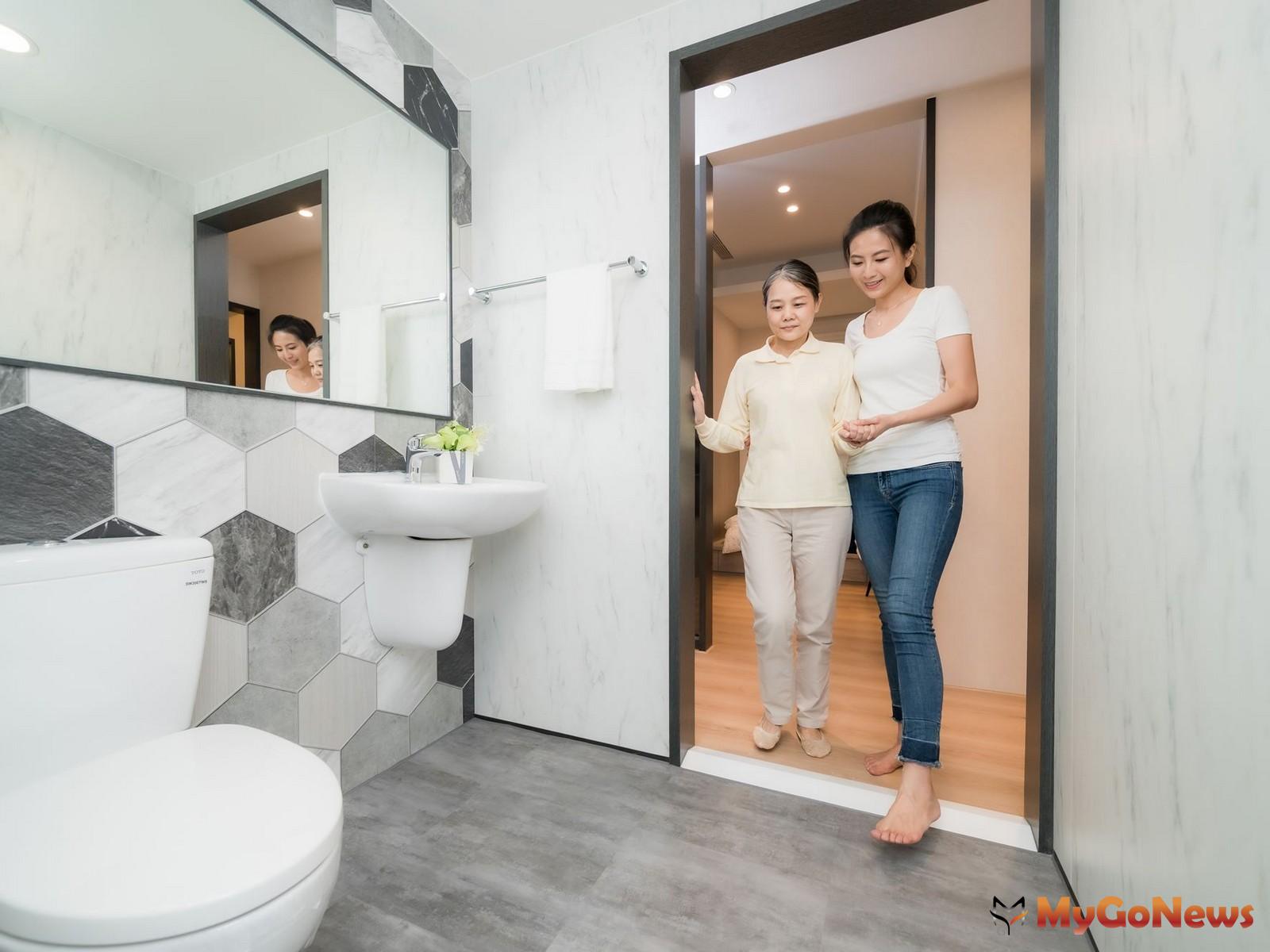 通用設計，提供每個人在不同階段都可使用的浴廁空間(圖/業者提供) MyGoNews房地產新聞 熱銷推案