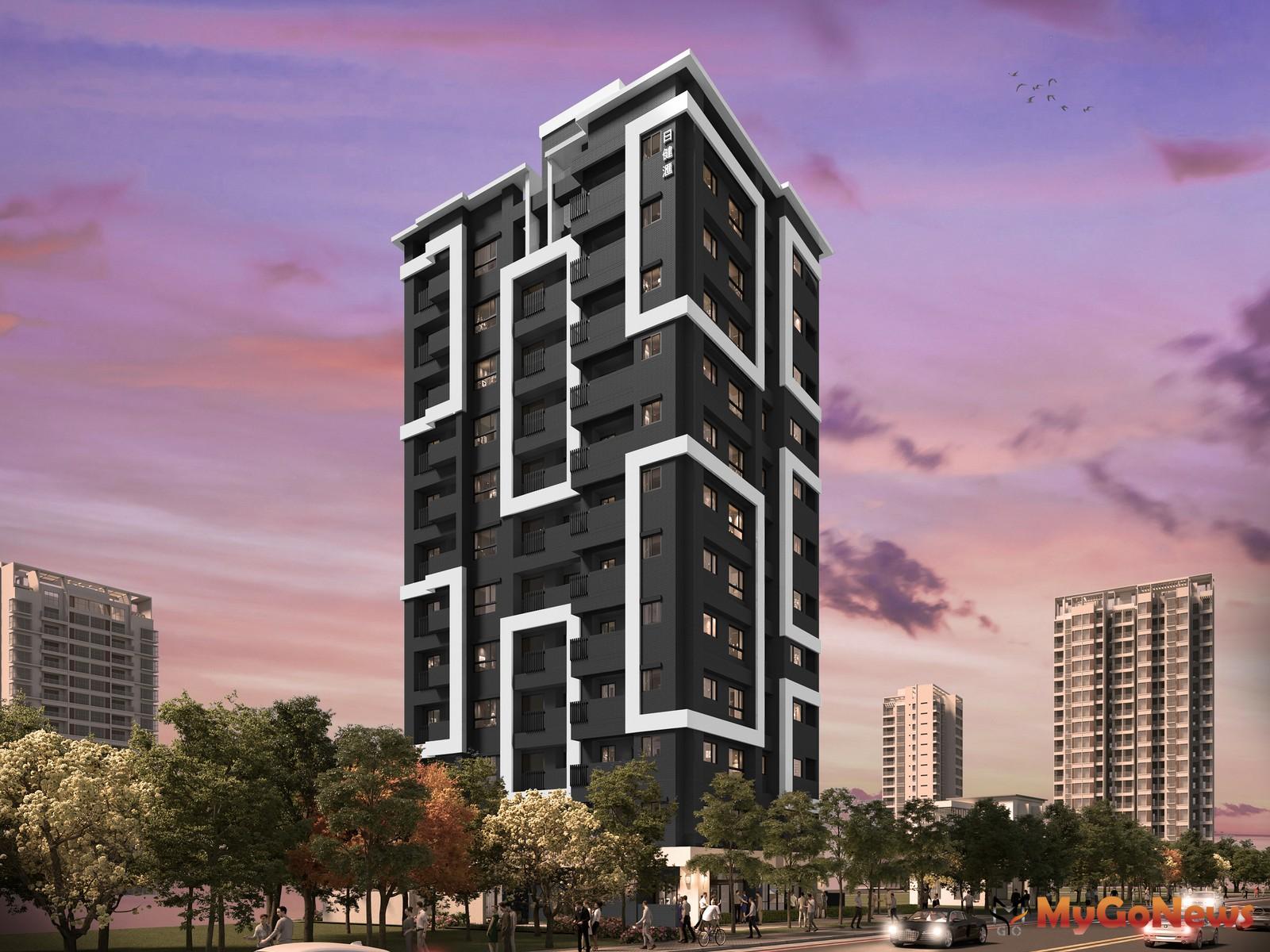 「日健滙」位於江翠北側重劃最精華的D、E區地段，處於重劃區與板橋市區交界的地段，生活機能更具優勢，產品規劃20、24、28、32坪(圖/業者提供) MyGoNews房地產新聞 熱銷推案