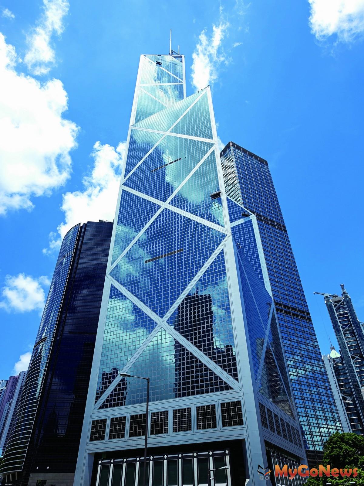 由國際建築大師貝聿銘設計的香港中銀大廈，是華熊營造全球代表性業績之一。(圖/業者提供) MyGoNews房地產新聞 熱銷推案