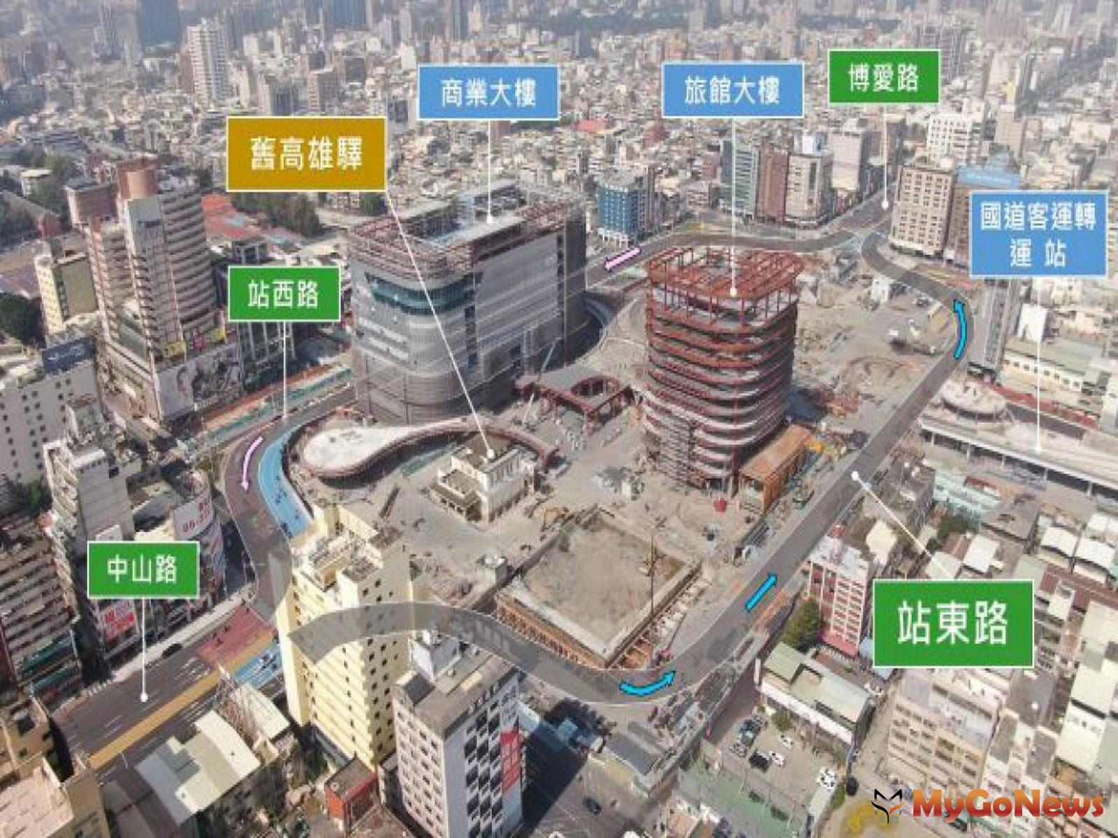 高雄車站 站東路預定9月底完成舖築