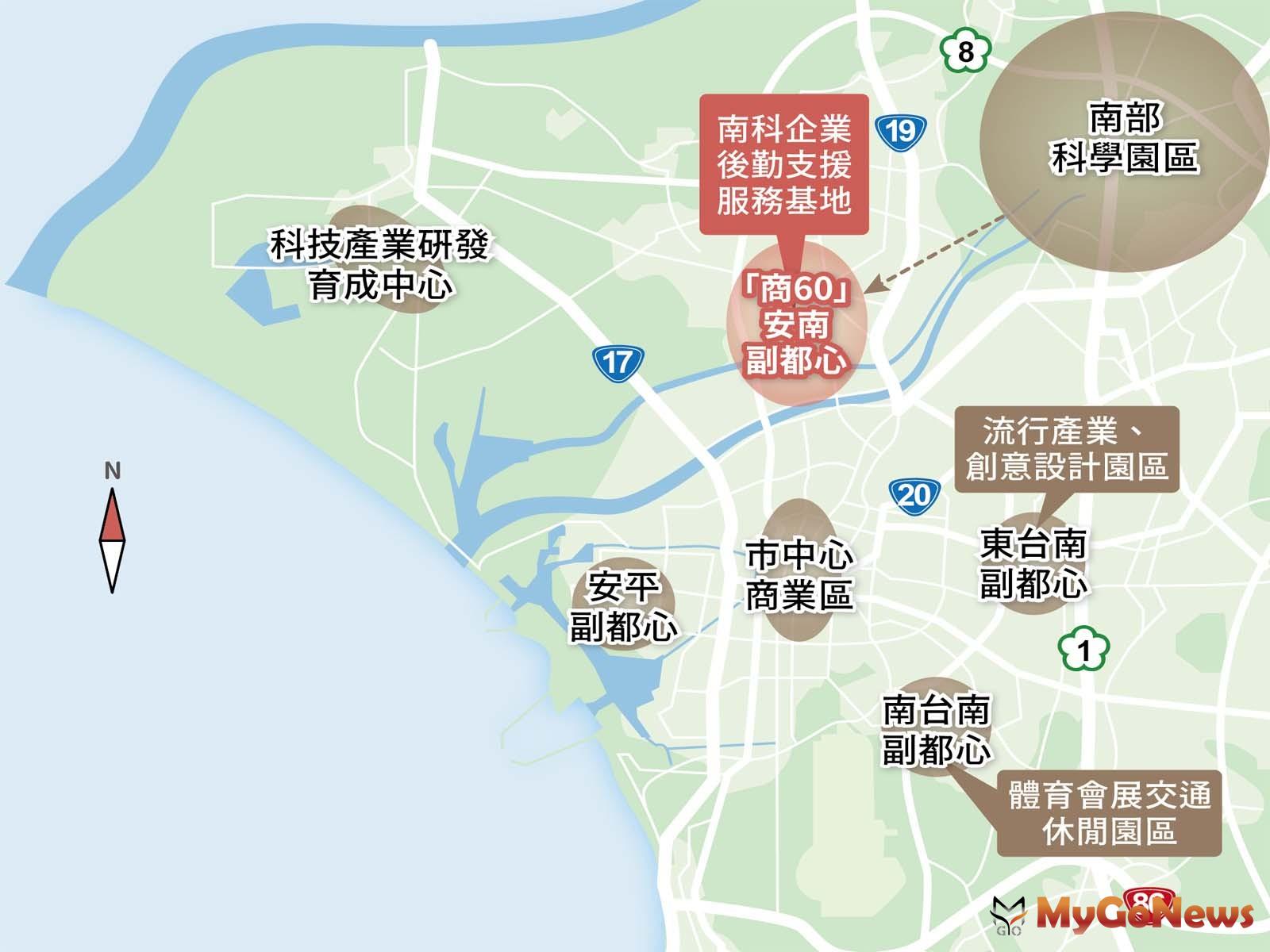 台南「商60」安南副都心打造「南科企業後勤支援之複合機能服務基地」。 MyGoNews房地產新聞 專題報導