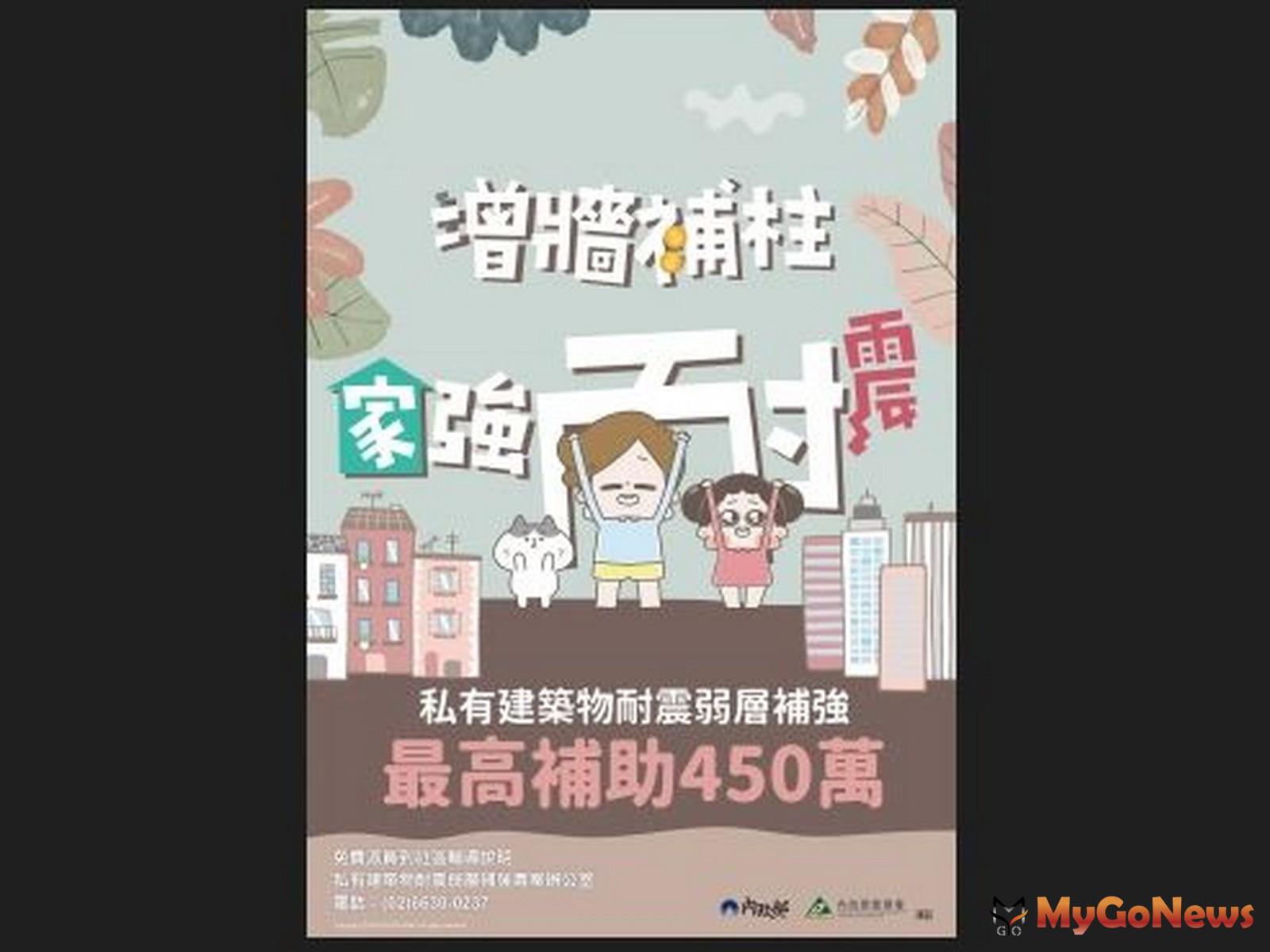 台南「耐震補強」最高補助450萬