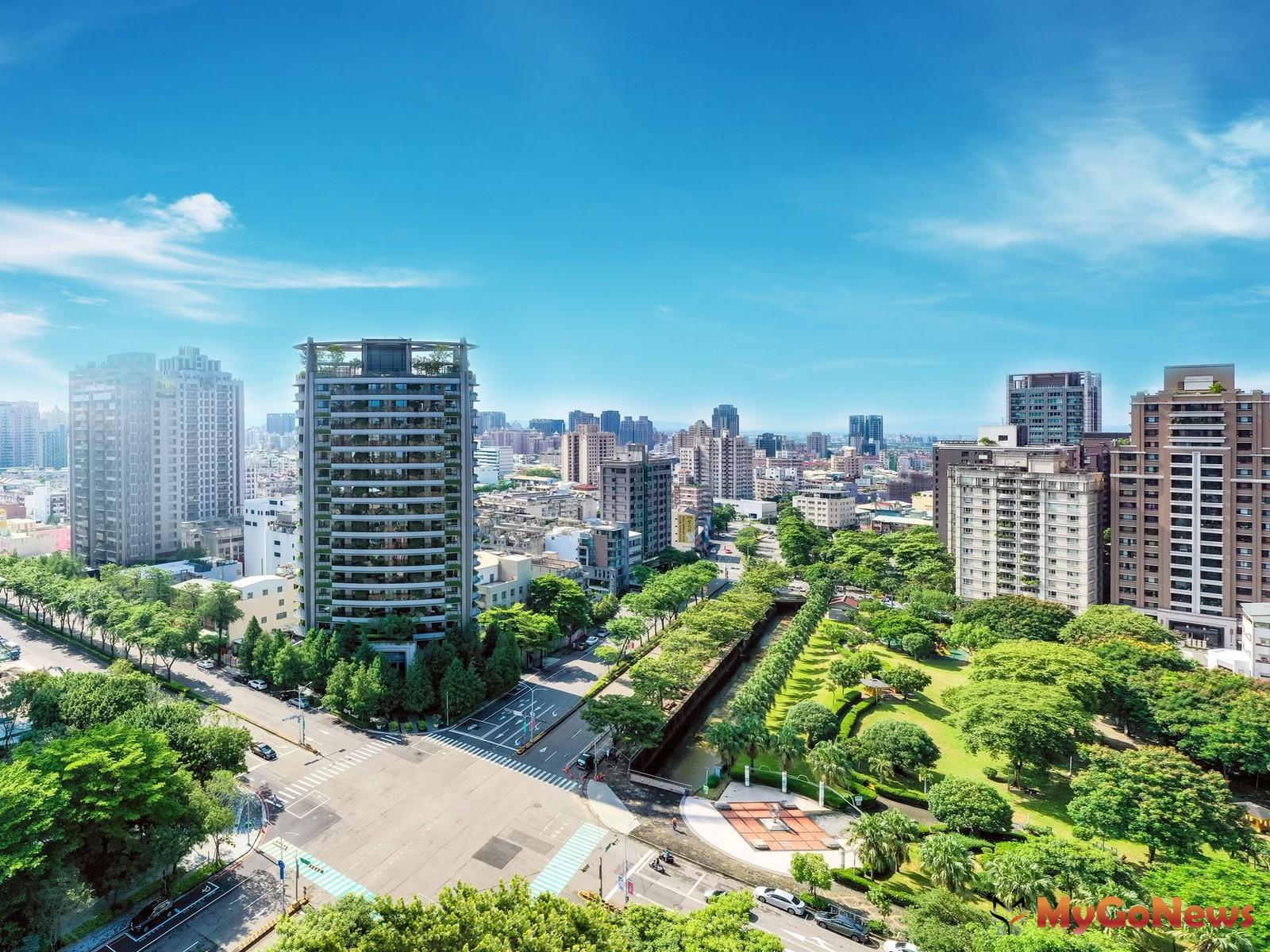 立足低密度、高綠覆的南七期核心的「慶仁林境」，被視為台中最具質感與話題的綠建築之一。 MyGoNews房地產新聞 市場快訊