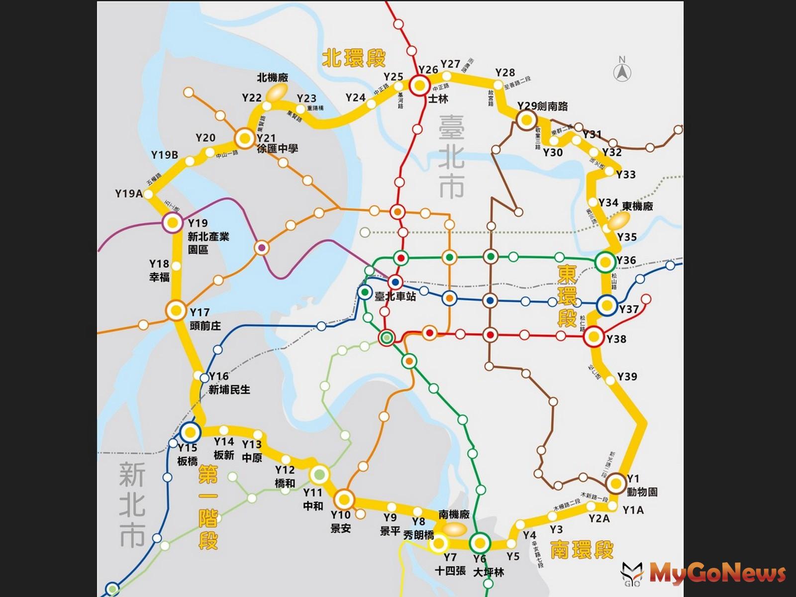 捷運南北環及東環工程將陸續公開招標