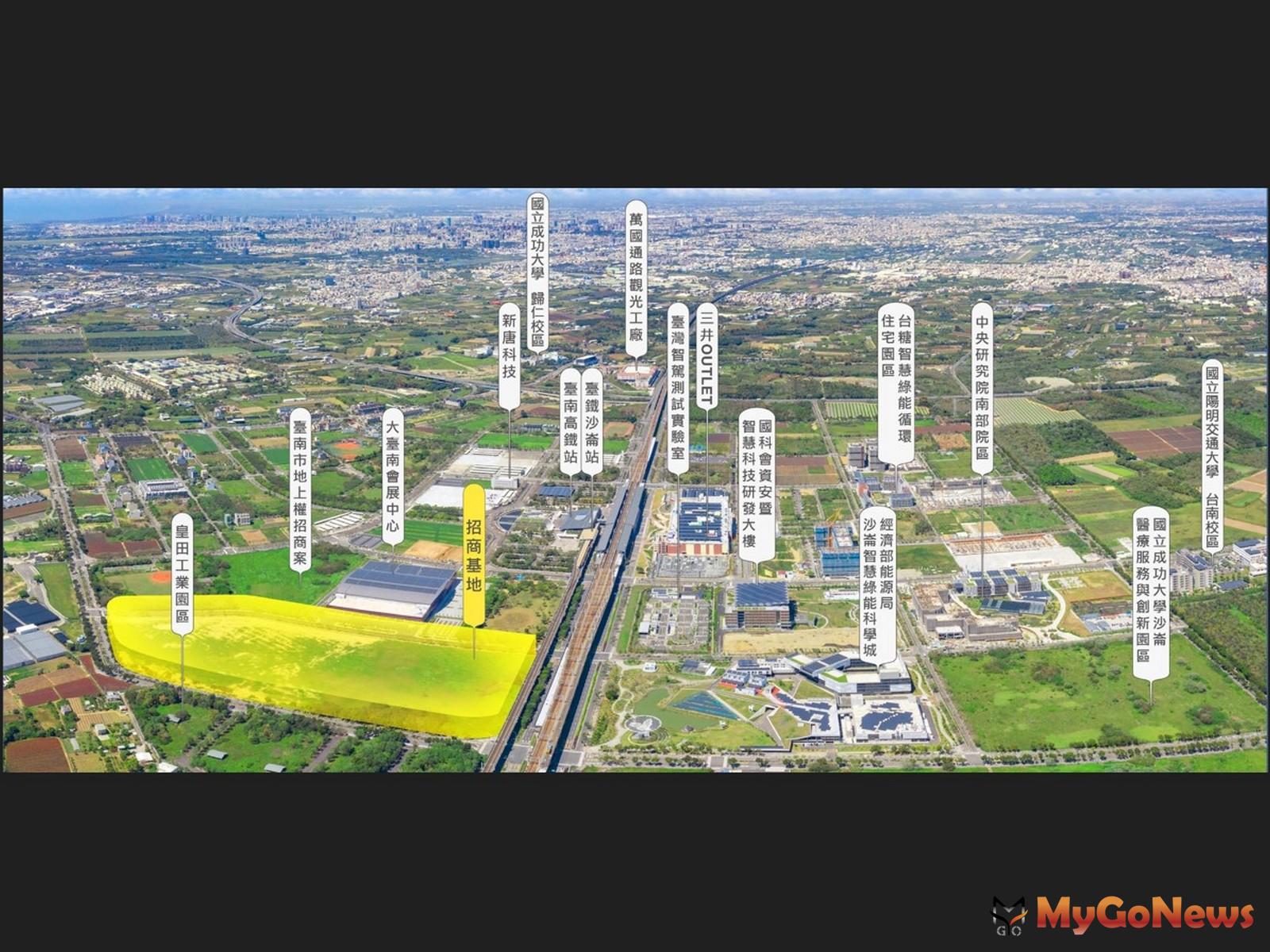 基地範圍包含台南市歸仁區武東段279、280地號土地，面積合計約為9.89公頃，建蔽率60％，容積率300％，以設定地上權方式辦理開發(圖/交通部鐵道局) MyGoNews房地產新聞 區域情報