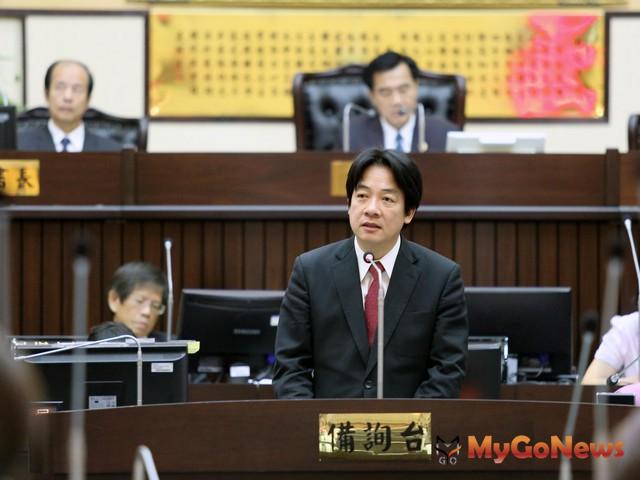 台南議會開議，賴清德施政報告
