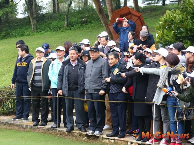 柯文哲參訪2017世大運高爾夫球項目場地整備情形