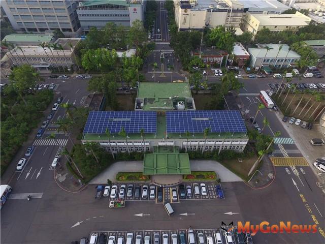 加工區 公有建物屋頂全面設置太陽能發電