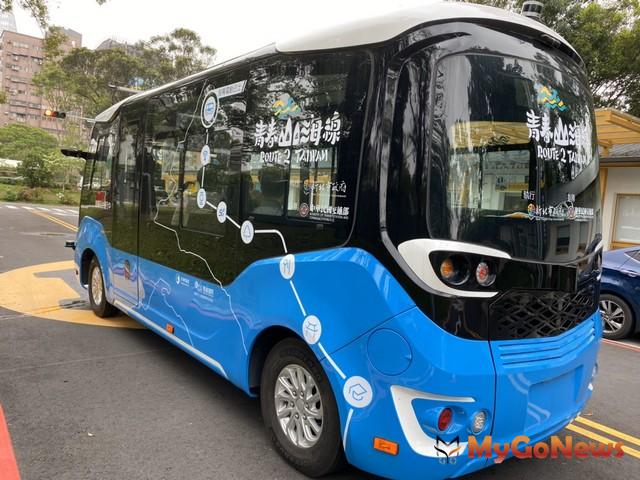 公共運輸 新北智駕巴士4月底前淡海新市鎮上路測試