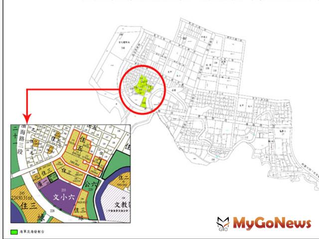海新市鎮第1期發展區第1、2開發區原港平營區土地示意圖 MyGoNews房地產新聞 區域情報