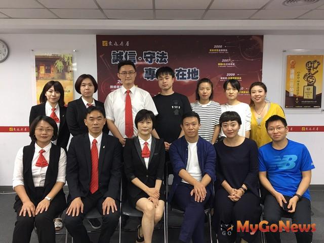 中國鏈家研究院團隊參訪東森房屋，取經加盟經驗