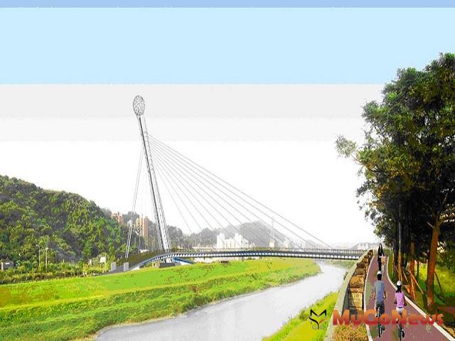 汐止利多！ 基隆河首座遊憩景觀橋開工興建