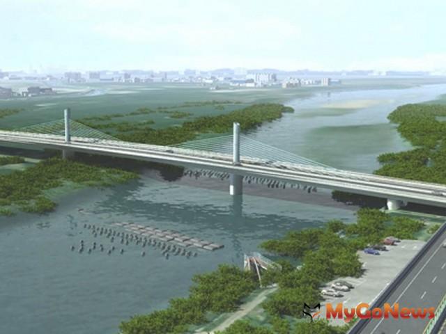 「溪洲橋」預計於2014年7月下旬完工，將為新竹市、縣帶來全新面貌(圖：營建署) MyGoNews房地產新聞 區域情報
