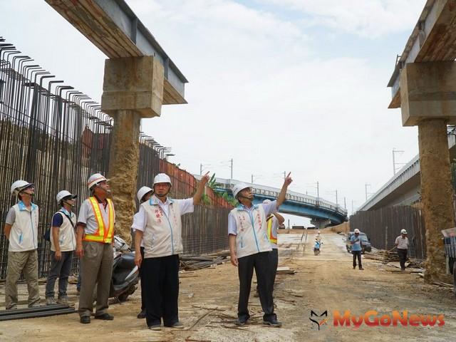 竹縣建設 高鐵橋下公道五--員山段，10月底完工