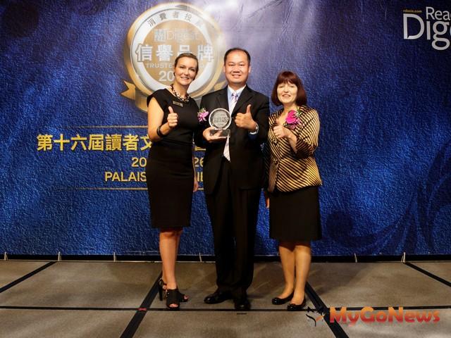 歐德傢俱連續6年榮獲台灣信譽品牌金獎