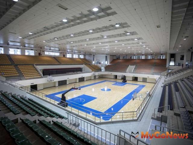 世大運，竹市國際級籃球場館一期工程竣工