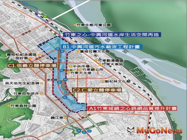 前瞻挹注！竹東中興河道水岸生活空間計畫3.75億