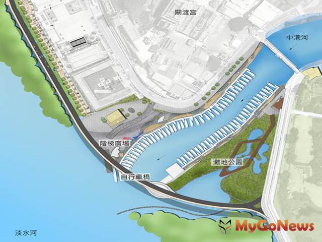 關渡水岸環境改造工程預定2014年底完成