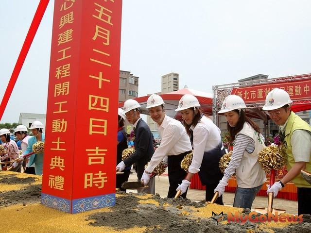 蘆洲國民運動中心開工 2013年底完工